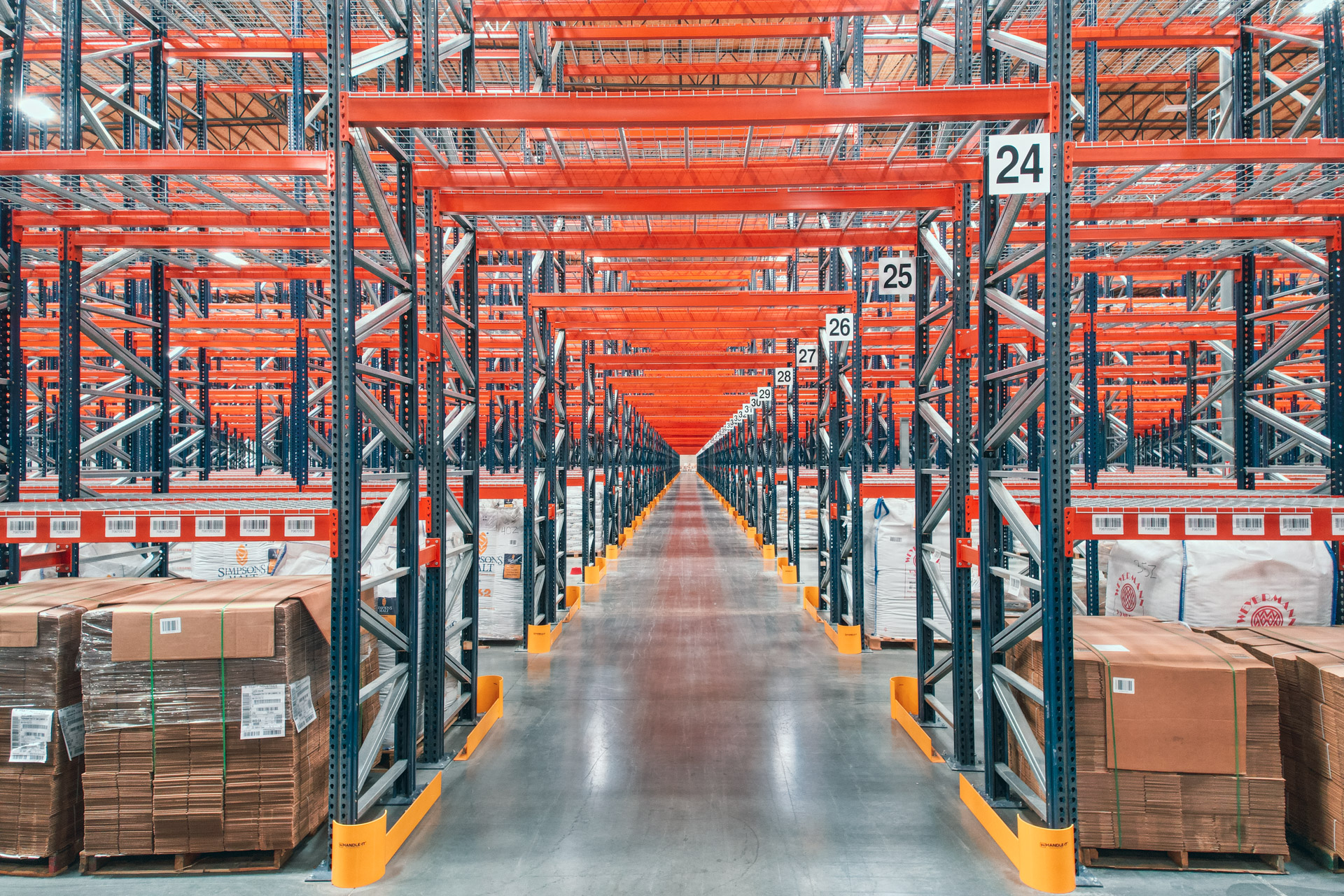 Industrial pallet racking installation in Shepherdsville warehouse